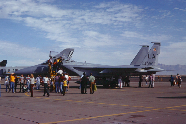 My real assignment, an F-15 that arrived at Willie on Assignments Day - Perfect timing!