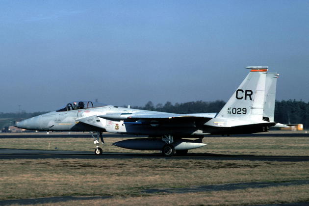 My first F-15 with my name on the side, 79-029 with the 32TFS, Soesterberg AB, Netherlands.