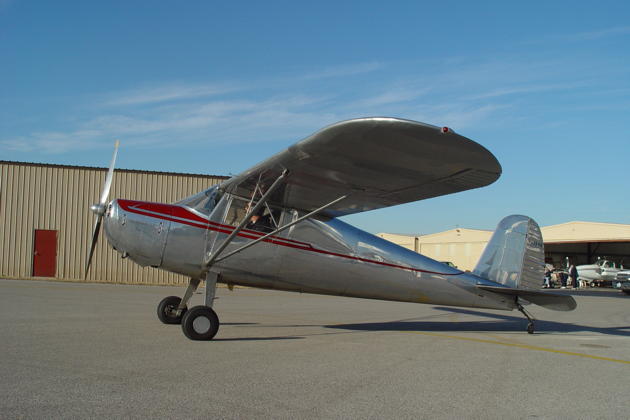 Tim Bischof's classic Cessna 120 at the Creve Coeur, MO airport.