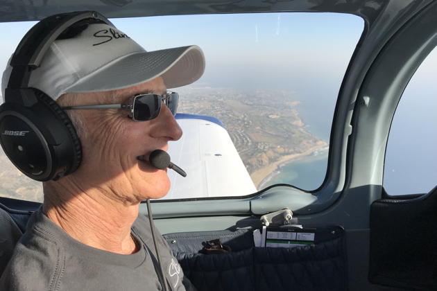 Barry Jay checking out the view as we cruise along the California coast in the Sling TSi.