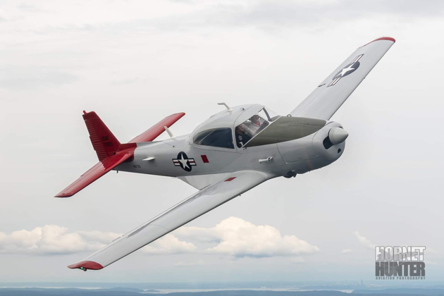 Eric Johnson flying his Navion. Photo by Brodie 'Chokin' Winkler.