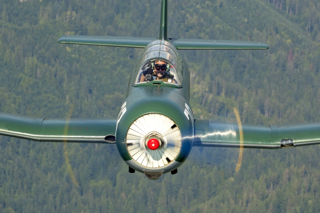 Thumbs up from Justin in his Nanchang. Photo by the Skyvan Aviation PhotoCrew.