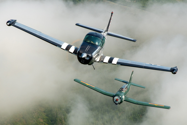 Cruising over the cloud tops. Photo by the Skyvan Aviation PhotoCrew.